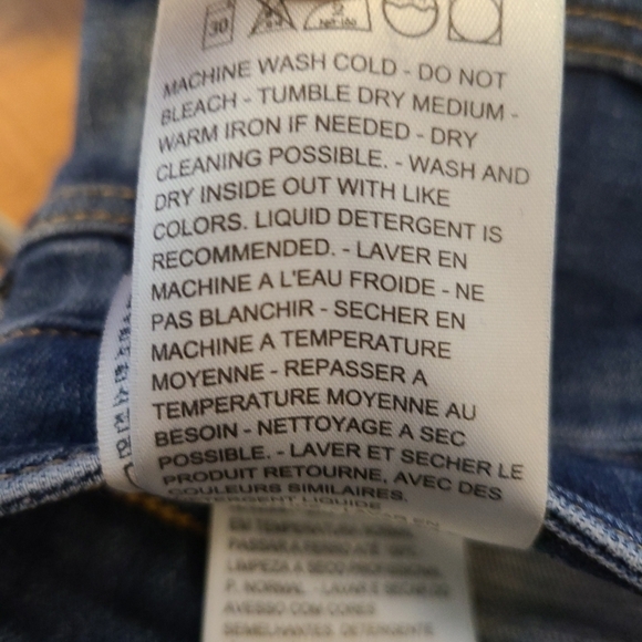LEVIS 721 High Rise Skinny Light Blue Denim Jeans size 25 - Picture 2 of 5
